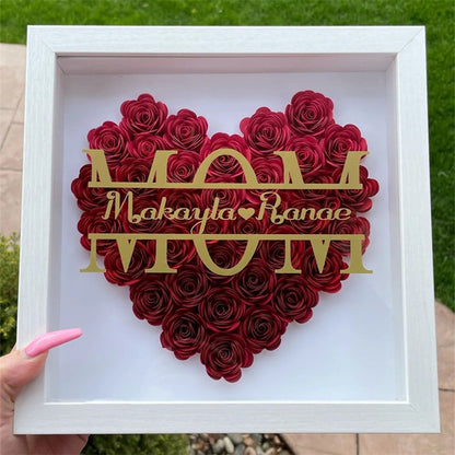 Customised Love Flower Photo Frame Mother's Day Gift Customised Photo Luxurious Weddings