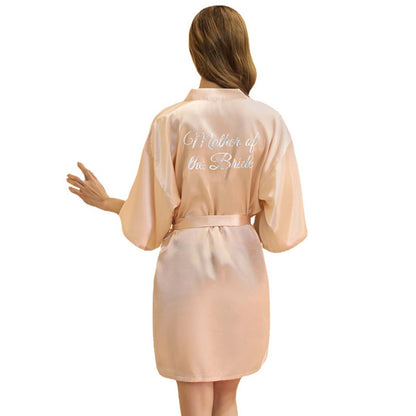 Hot Silver Glitter Mother Of The Bride Nightgown Bridal Robes Luxurious Weddings