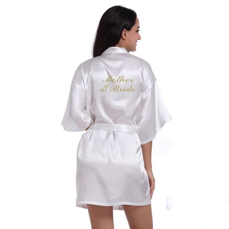 Mother Of The Bride Silk Robe Bridal Robes Luxurious Weddings