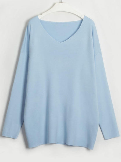 V-Neck Long Sleeve Top and Drawstring Pants Sweater Set Matching Sets Luxurious Weddings