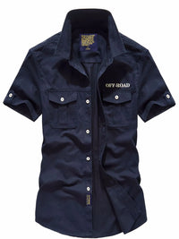 Men's Plus Size Button Up Short Sleeve Shirt Men’s shirts Luxurious Weddings