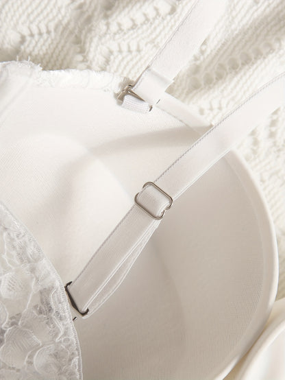 3pc Lace Push Up Bra | Luxurious Weddings Bras Luxurious Weddings