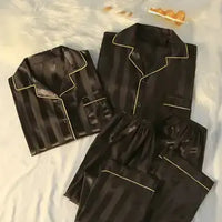 Couple Luxury Silk Pajamas Sets matching pjs Luxurious Weddings