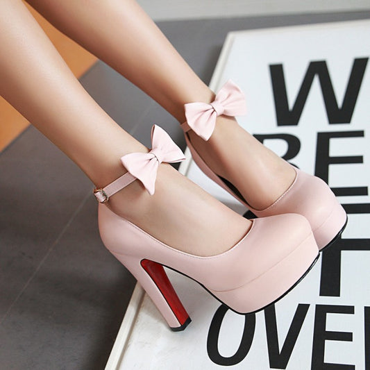Women's High Heel Chunky Shoes chunky shoe Luxurious Weddings