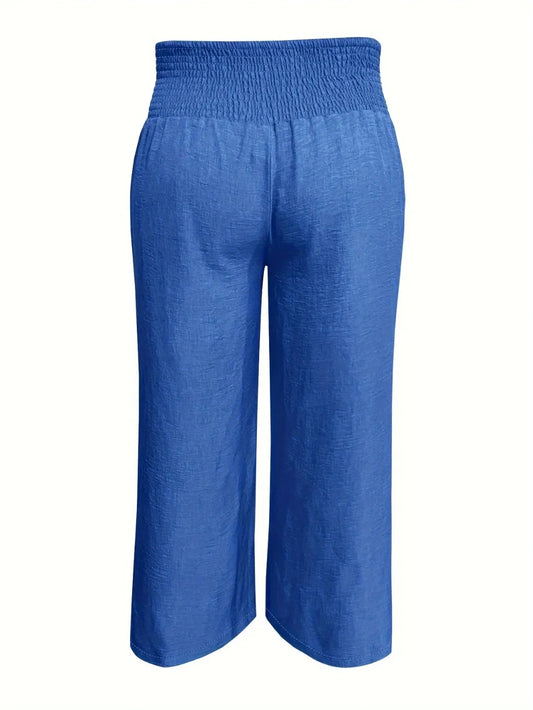 Plus Size High Waist Wide Leg Pants Plus size pants Luxurious Weddings