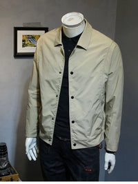 Men's Plus Size Snap Down Long Sleeve Jacket Jacket Luxurious Weddings