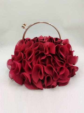 Three-Dimensional Flower Handbags Bags Luxurious Weddings