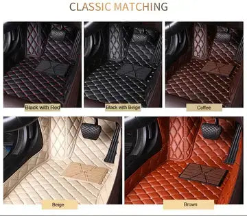 Leather Car Floor Mats floor mats Luxurious Weddings