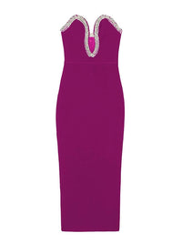 Luxury Diamond Long Bandage Dress Bandage Dress Luxurious Weddings