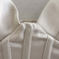 Sweet Satin Corset-style Top Corset Luxurious Weddings