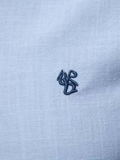Men's Full Size Button Down Embroidered Shirt Plus Size Shirt Luxurious Weddings