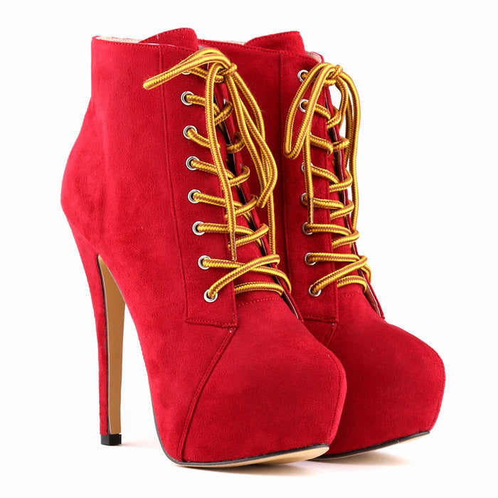 Martin boots super high heels heel boots Luxurious Weddings