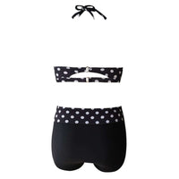 Sexy Bandage Bikinis Women High Waist Polka Dot Swimwear Luxurious Weddings