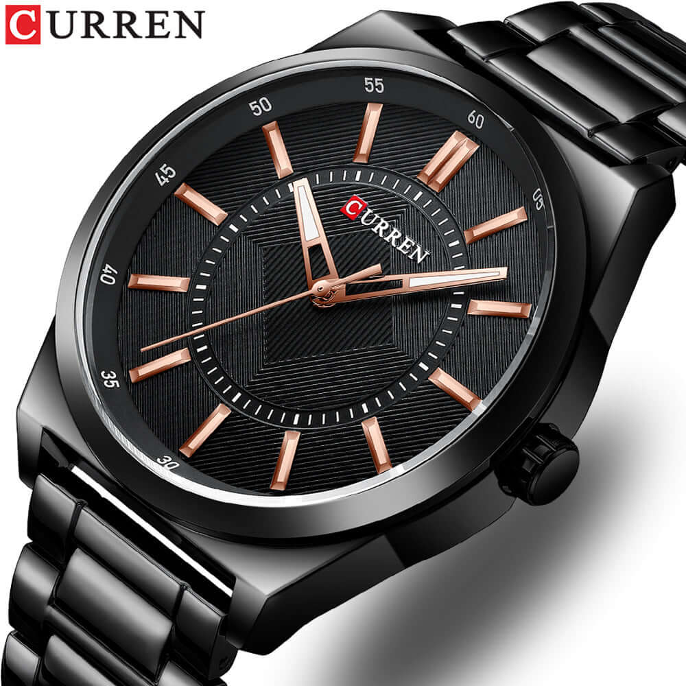 Men's Watch Quartz Watch Steel Band Watch Business men's watch Luxurious Weddings