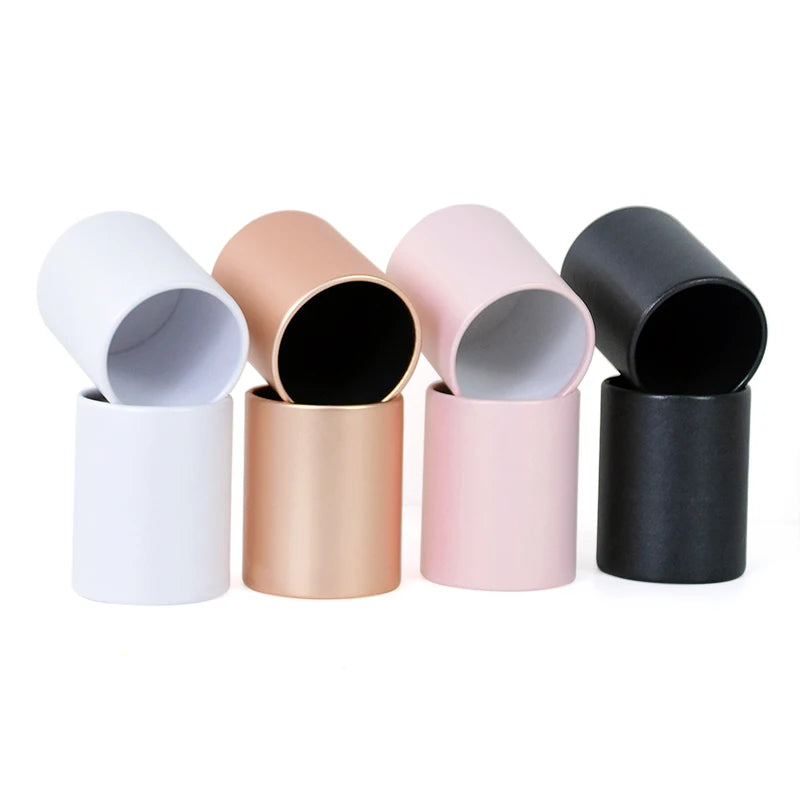 4Pcs Mini Flower Box Portable Round Rose Bouquet Bucket Boxes Wedding Favors Luxurious Weddings