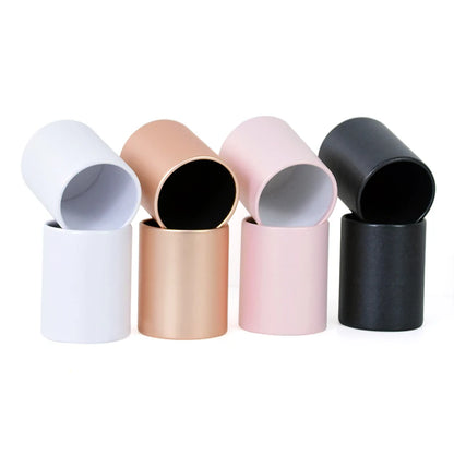 4Pcs Mini Flower Box Portable Round Rose Bouquet Bucket Boxes Wedding Favors Luxurious Weddings