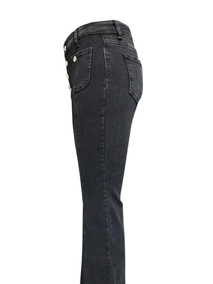 Flare Jeans with Pockets Denim Jeans Luxurious Weddings