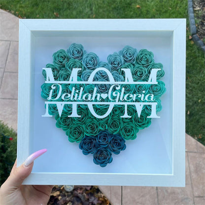 Customised Love Flower Photo Frame Mother's Day Gift Customised Photo Luxurious Weddings