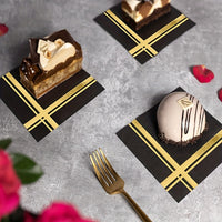 20pcs, Cocktail Napkins 2-Ply, 16.51cm Napkins Luxurious Weddings