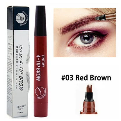 5 Colors Microblading Eyebrow Pen Waterproof Makeup Essentials Luxurious Weddings