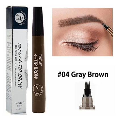 5 Colors Microblading Eyebrow Pen Waterproof Makeup Essentials Luxurious Weddings