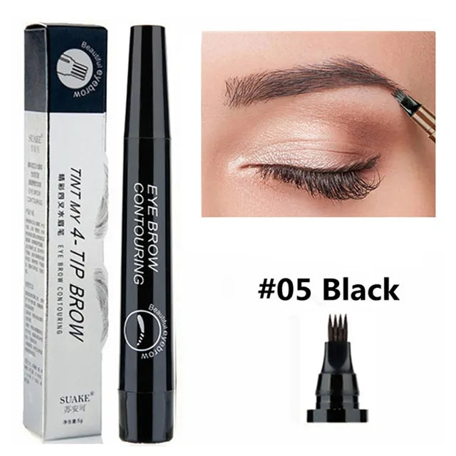 5 Colors Microblading Eyebrow Pen Waterproof Makeup Essentials Luxurious Weddings