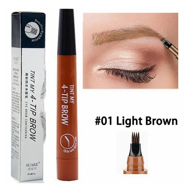 5 Colors Microblading Eyebrow Pen Waterproof Makeup Essentials Luxurious Weddings