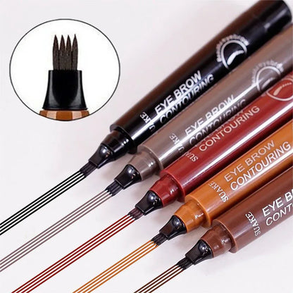 5 Colors Microblading Eyebrow Pen Waterproof Makeup Essentials Luxurious Weddings