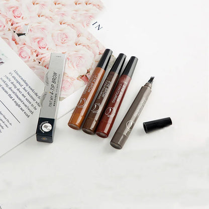 5 Colors Microblading Eyebrow Pen Waterproof Makeup Essentials Luxurious Weddings