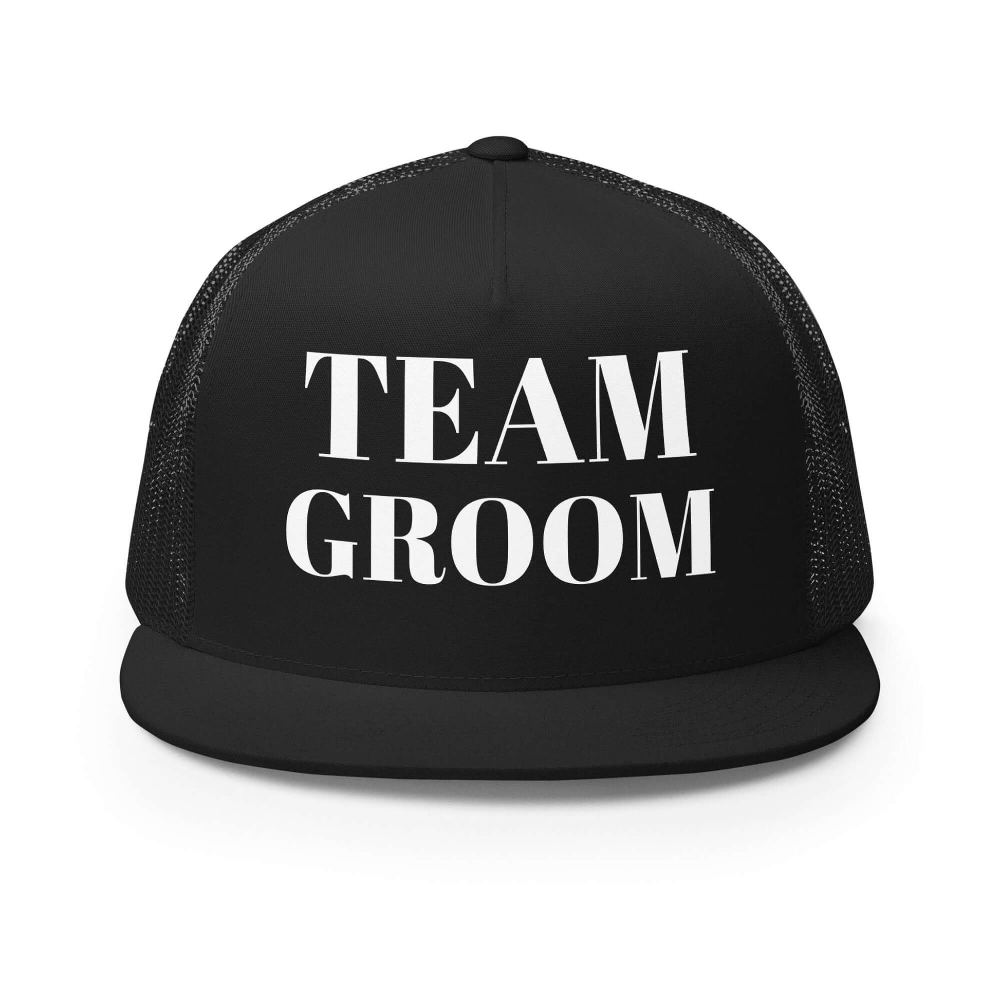 TEAM GROOM Trucker Cap Hat Luxurious Weddings