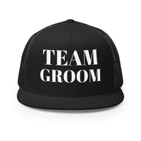 TEAM GROOM Trucker Cap Hat Luxurious Weddings