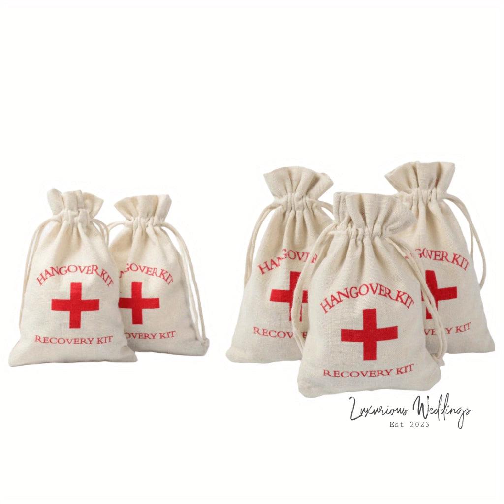 5-Piece Hangover Kit: Ideal for Bachelorette Parties, Hangover kit Luxurious Weddings