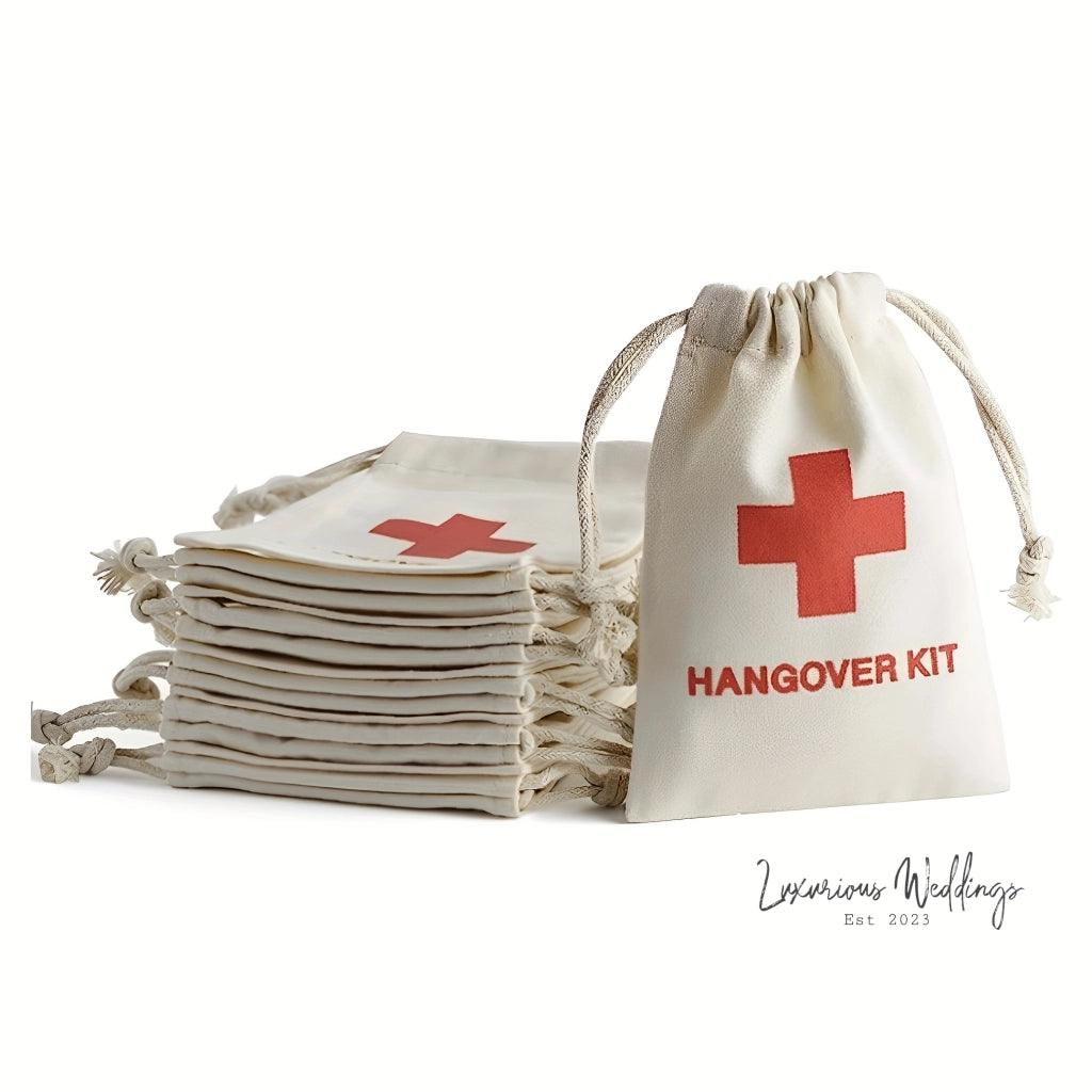 5-Piece Hangover Kit: Ideal for Bachelorette Parties, Hangover kit Luxurious Weddings