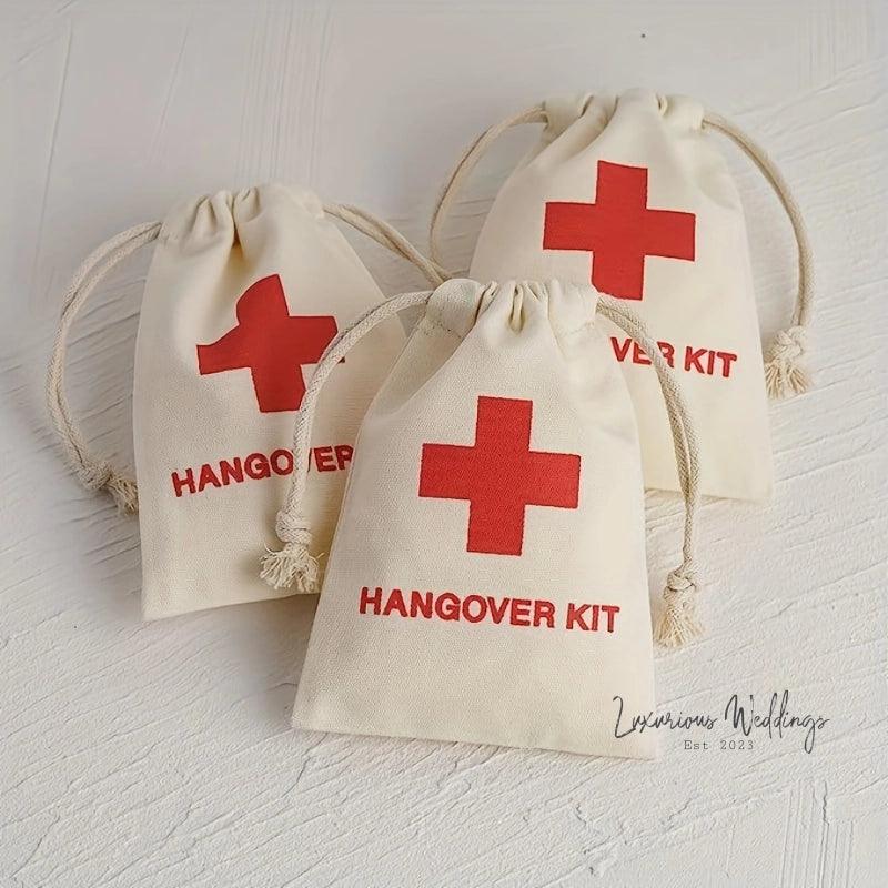 5-Piece Hangover Kit: Ideal for Bachelorette Parties, Hangover kit Luxurious Weddings