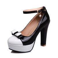 Elegant Pin Up Style ladies single shoes Pinup Heel Luxurious Weddings