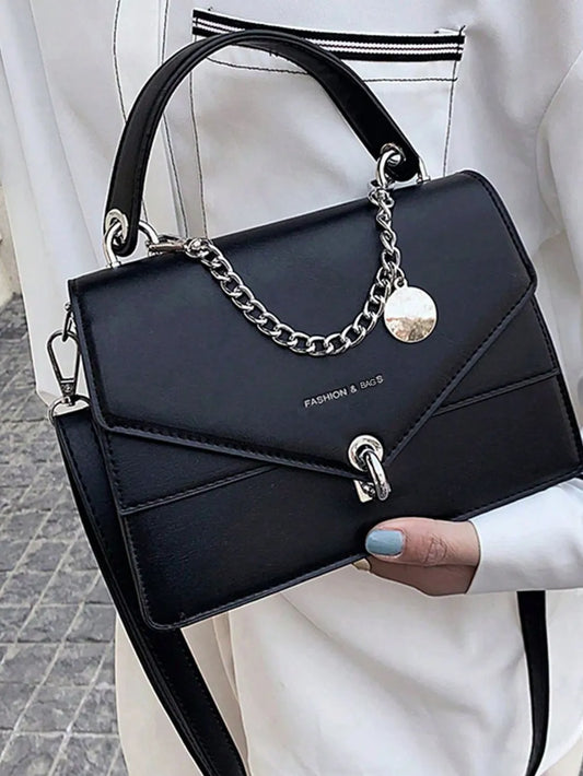 Chain PU Leather Detachable Shoulder Strap Handbag Handbags Luxurious Weddings