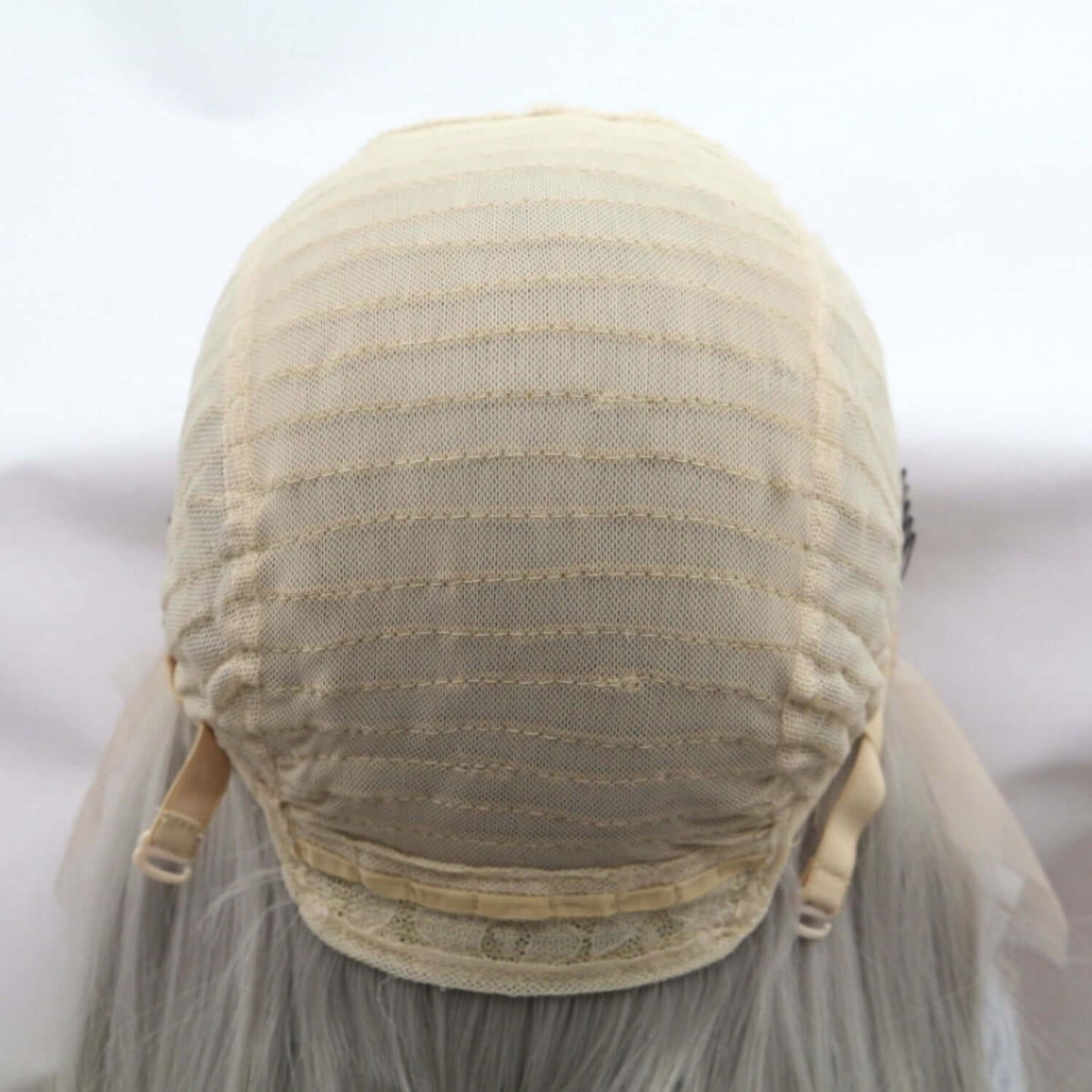 13*3" Lace Front Wigs Synthetic Mid-length Straight 12" 130% Density Lace front wig Luxurious Weddings