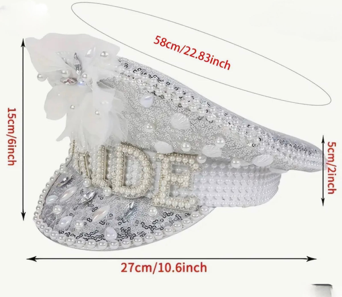 Bachelorette Brides Hat ! Bachelorette Party Luxurious Weddings