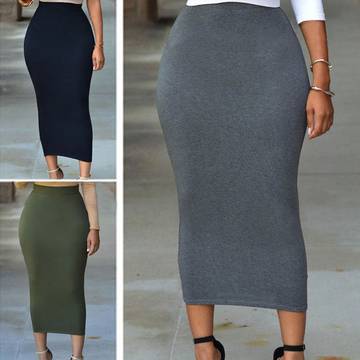 Bodycon High Waist Pencil Bodycon Maxi Skirt skirts Luxurious Weddings