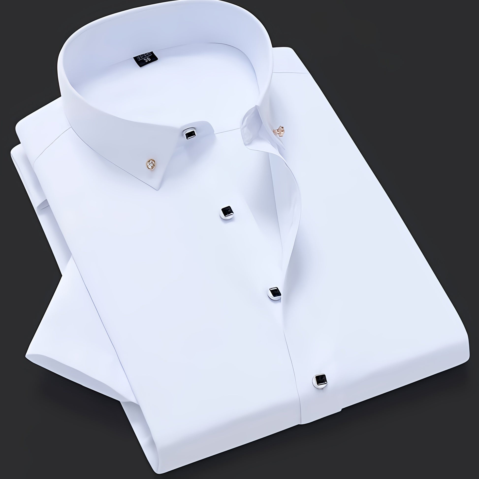 Men's Solid Dress Shirt - Perfect for Any Occasion! Men's Formal Shirts Luxurious Weddings