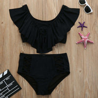 Black Plus Size 2PC Swimwear Swimwear Luxurious Weddings