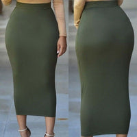 Bodycon High Waist Pencil Bodycon Maxi Skirt skirts Luxurious Weddings