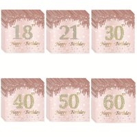 Stylish Golden Rose Napkins Napkins Luxurious Weddings