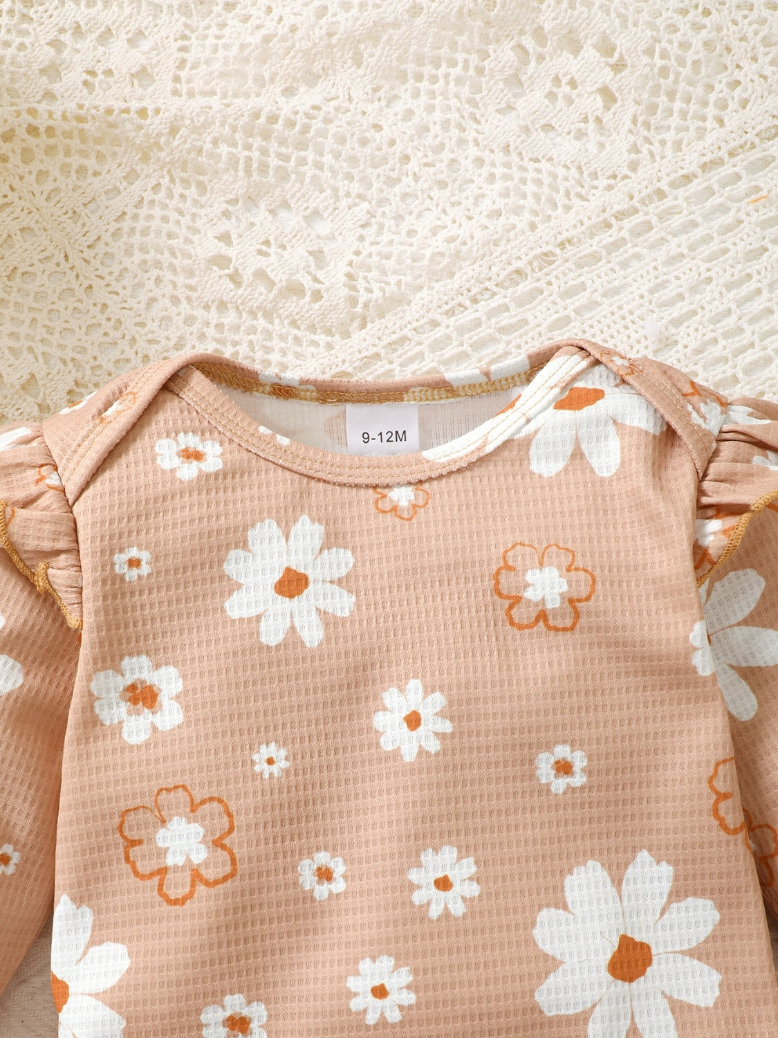 Children's Ruffled Floral Bodysuit and Bloomer, Headband Set kids clothing Luxurious Weddings
