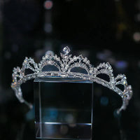 Crystal Princess Birthday Crown Bride Tiaras Luxurious Weddings