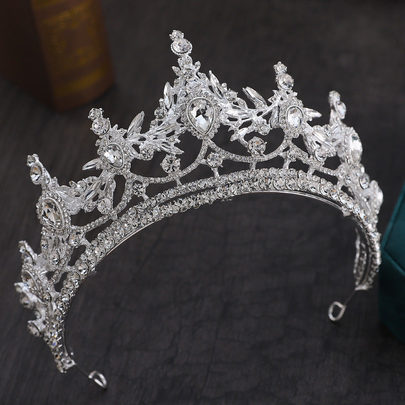 Bride Wedding Rhinestone Alloy Crown Tiaras Luxurious Weddings