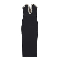Luxury Diamond Long Bandage Dress Bandage Dress Luxurious Weddings