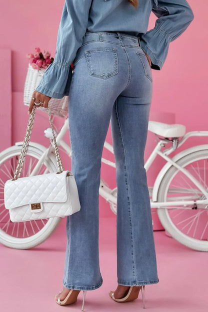 Bootcut Jeans with Pockets Jeans Luxurious Weddings
