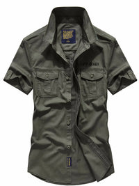Men's Plus Size Button Up Short Sleeve Shirt Men’s shirts Luxurious Weddings