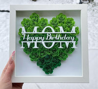 Customised Love Flower Photo Frame Mother's Day Gift Customised Photo Luxurious Weddings